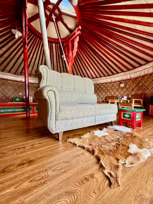 Luxe Double Bed Ger interior