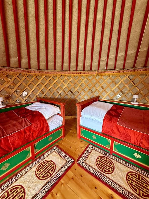 Luxe Twin Bed Ger interior