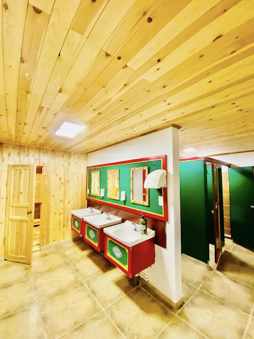 Toilet and shower facilities at Mongol Nomadic Tourist Camp